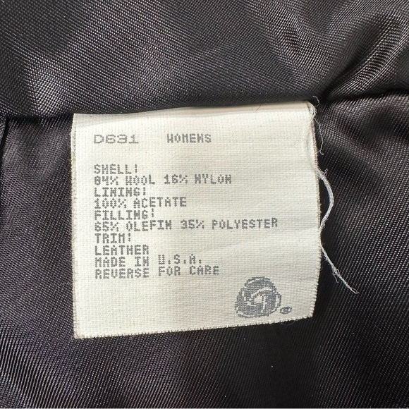 Vintage 90s Ll Bean Women’s Aztec Tribal Wool  Jacket USA Large Western Cowgirl - Picture 7 of 7